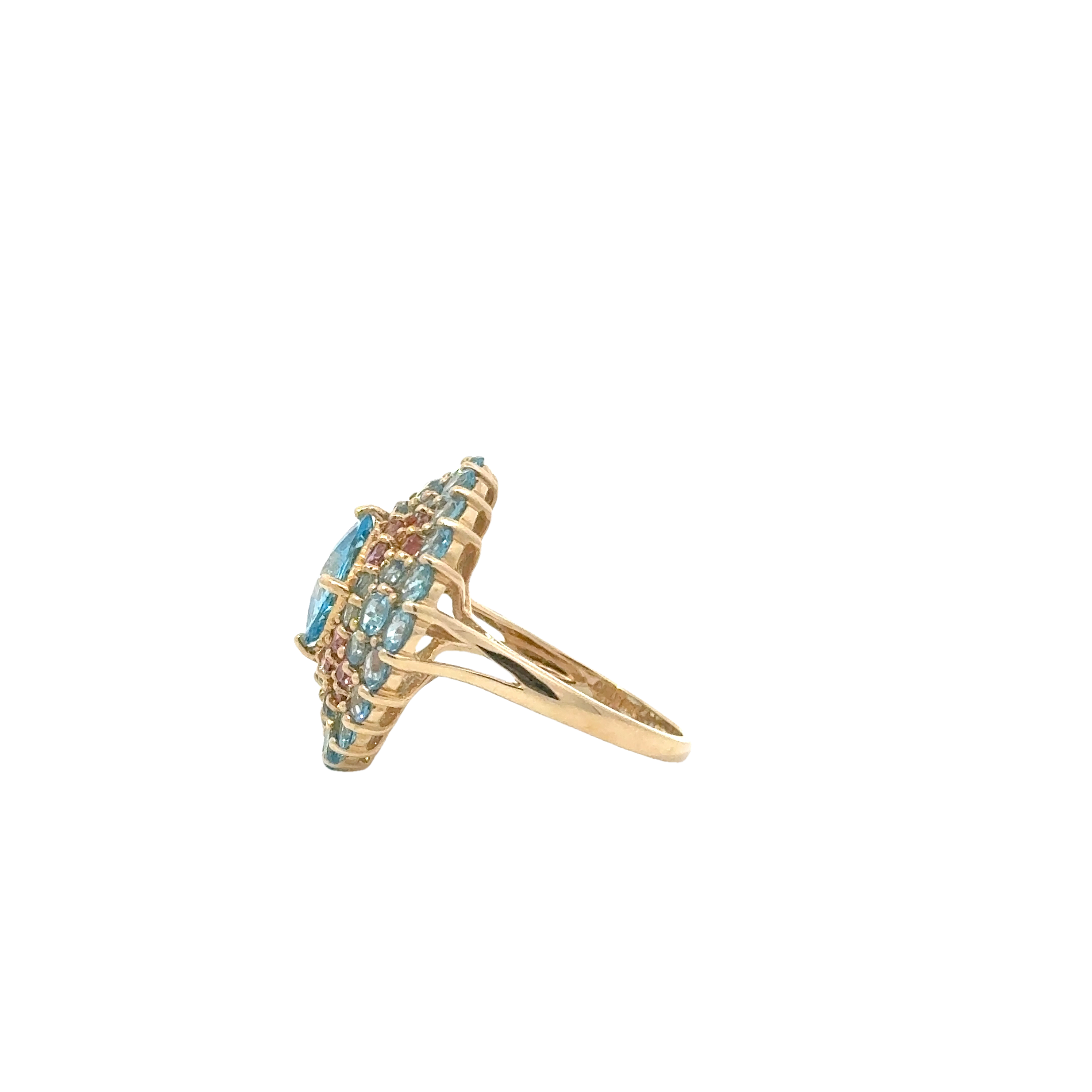 14 KARAT TOPAZ COCKTAIL RING