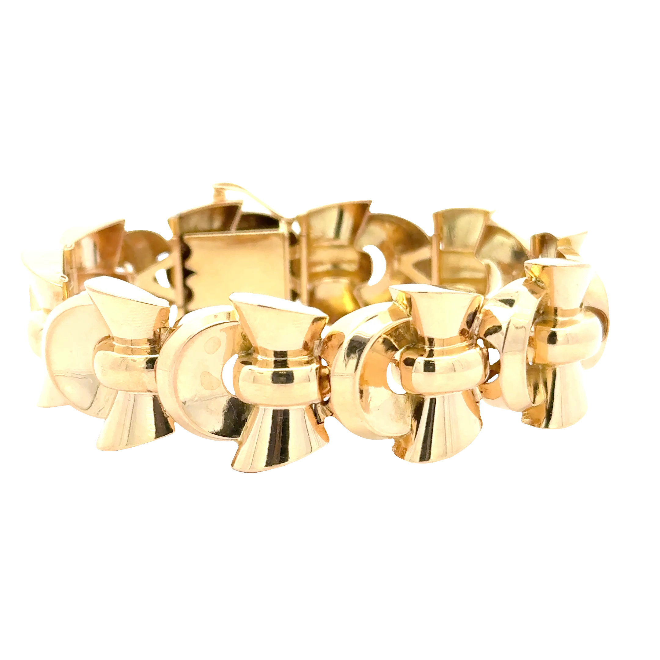 18 KARAT RETRO BRACELET, FRENCH 1940'S