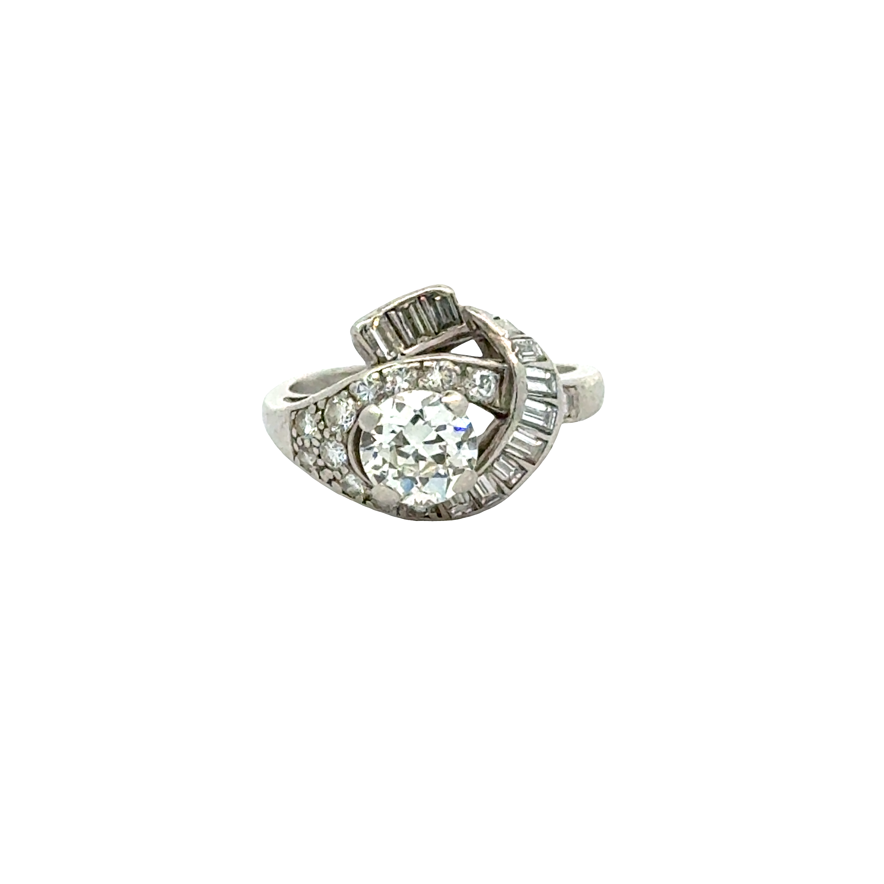 1.23 CARAT OLD EUROPEAN DIAMOND RING