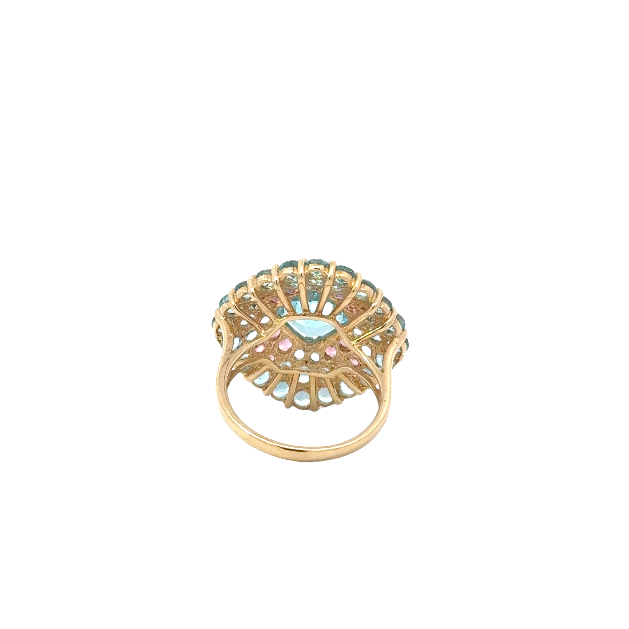 14 KARAT TOPAZ COCKTAIL RING