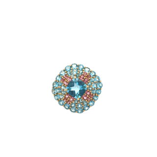 14 KARAT TOPAZ COCKTAIL RING