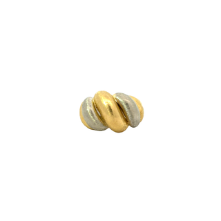 BUCCELLATI "SAN MARCO" 18 KARAT TWO TONED RING
