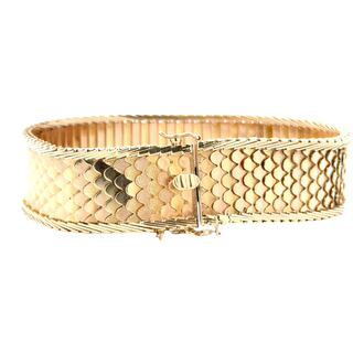 18 KARAT BICOLOR GOLD VINTAGE BRACELET