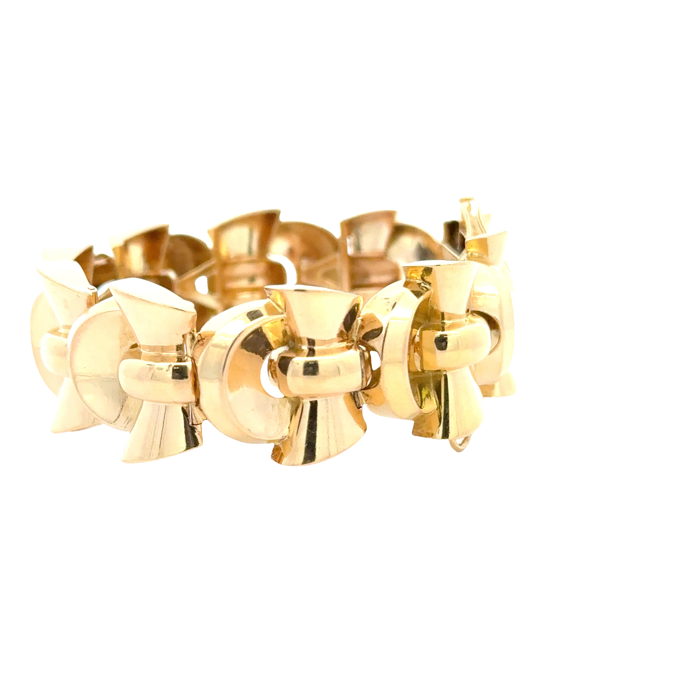 18 KARAT RETRO BRACELET, FRENCH 1940'S