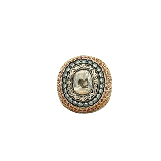 18K POLKI DIAMOND RING