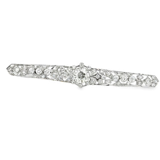 4.1 CARAT OLD EUROPEAN CUT EDWARDIAN BROOCH