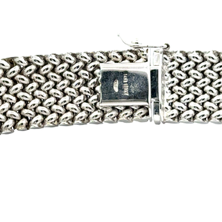 14 KARAT WHITE GOLD COLLAR NECKLACE