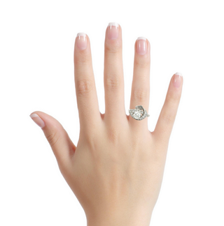 1.23 CARAT OLD EUROPEAN DIAMOND RING