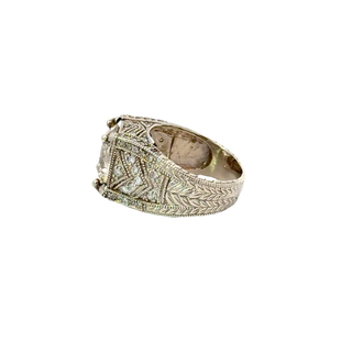 5.70 CARAT WHITE GOLD DIAMOND RING
