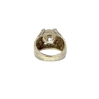 5.70 CARAT WHITE GOLD DIAMOND RING
