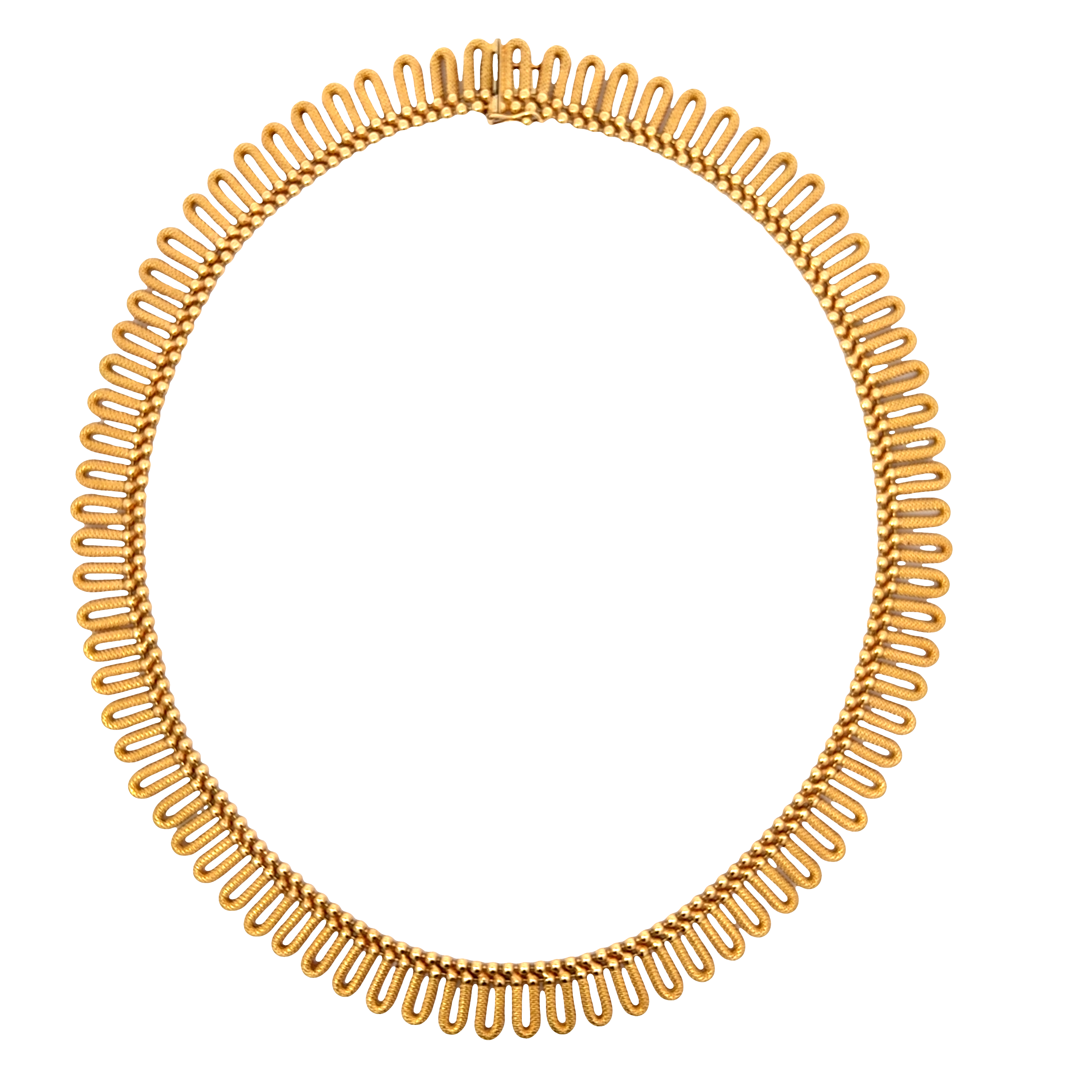 18 KARAT GOLD VINTAGE COLLAR NECKLACE